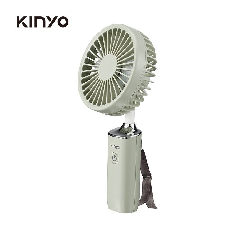 KINYO手持充電風扇/ 3.8吋/ 綠/ UF-187G eslite誠品