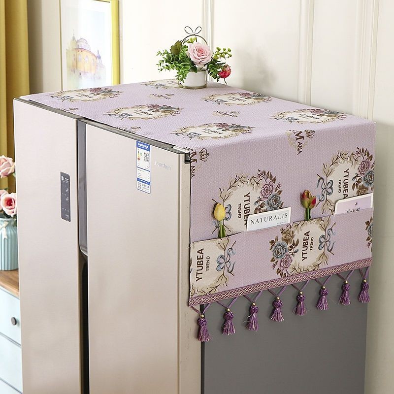 【冰箱蓋佈防塵罩】開門單開門冰箱罩蓋巾冰箱防塵罩新款洗衣機罩套冰箱蓋布單門