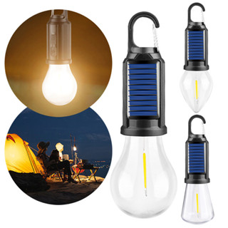 太陽能便攜式野營燈 USB 充電 LED 照明燈防水便攜式手持燈 4 檔戶外燒烤露營