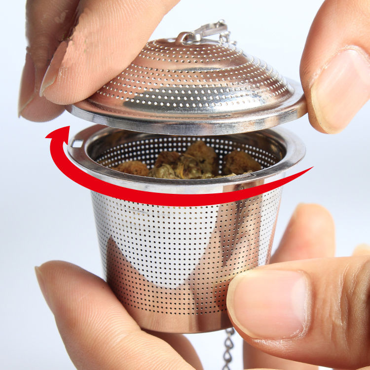 推薦不鏽鋼304茶葉過濾器腐蝕孔茶桶茶漏濾茶網茶球泡茶器♣5.14♣