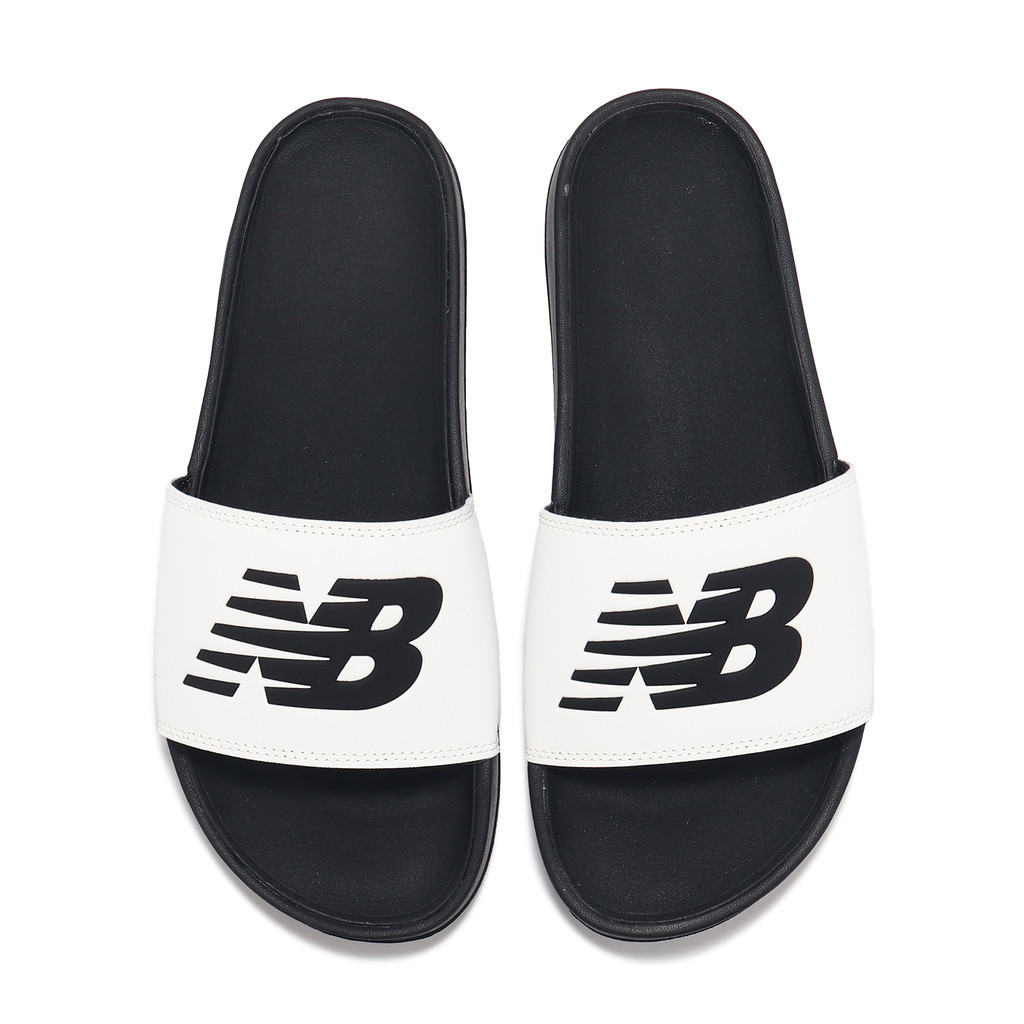 New Balance 200 NB 男鞋 白 黑 基本款 涼拖鞋 拖鞋 [YUBO] SUF200B3-D