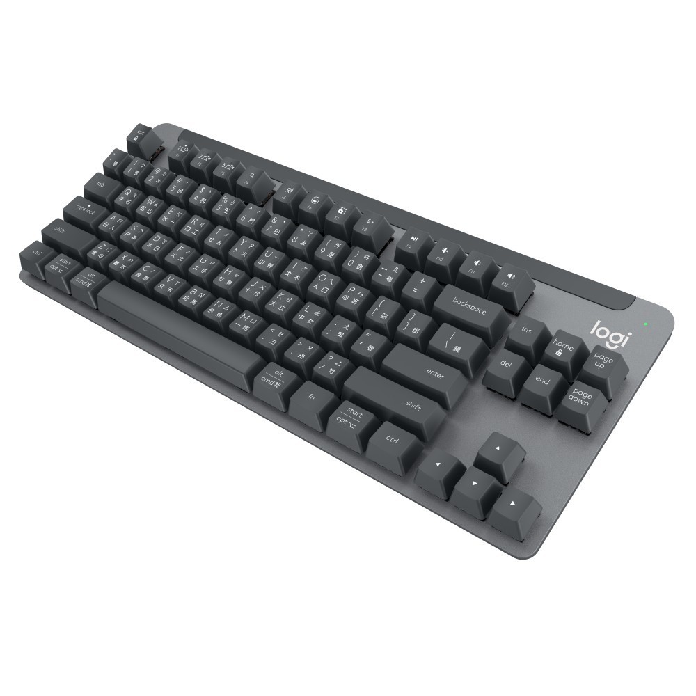 【Logitech 羅技】SIGNATURE K855 無線機械式TKL 鍵盤 黑色