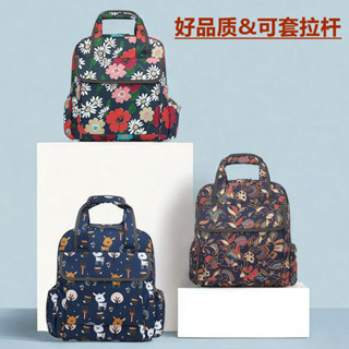 迷你小購物包行李袋防水印花手提包收納包旅行袋媽咪包可套拉桿箱