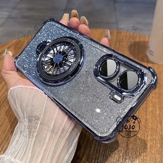 四角電鍍閃粉 小米 POCO X7 Pro手機保護殼 xiaomiPOCOX7Pro保護殼 陀螺支架 磁吸支架 防摔殼