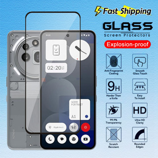 1-3 件 9H 全屏保護膜鋼化玻璃 3D 邊緣保護膜適用於無手機 3A Pro 2a Plus Phone3aPro