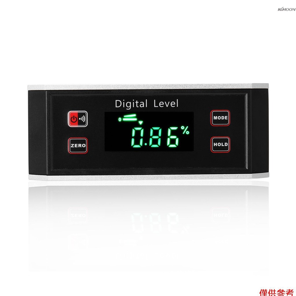 4*90度 LCD顯示屏 IP54防水防塵等級 便攜式高精度數字量角器 數顯角度儀傾角儀 絕對測量/相對測量 數據保持功