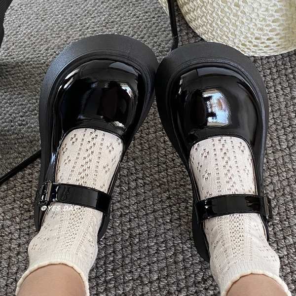 瑪莉珍鞋 瑪莉珍涼鞋 瑪莉珍 33-44碼 大尺碼女鞋43瑪麗珍小皮鞋女42日系jk鞋百搭蝴蝶結樂福鞋41