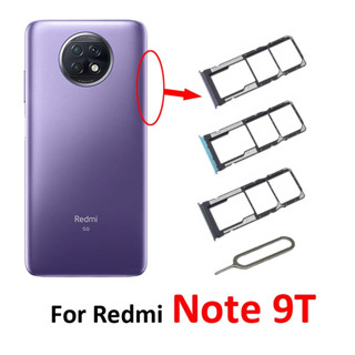 XIAOMI 適用於小米 Redmi Note 9T SIM 支架口袋更換維修部件的手機雙 SIM SD 卡託盤帶工具