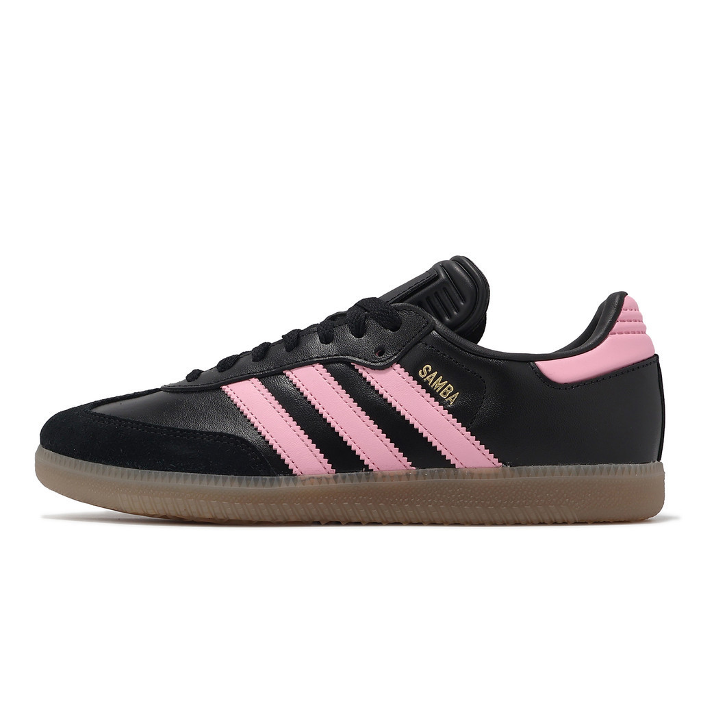 adidas 休閒鞋 Samba Inter Miami 男女鞋 黑 粉 Messi 聯名款 梅西 ACS IH8157