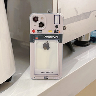 相機 拍立得 插卡 手機殼 適用於iPhone 15 14 13 12 11 Pro Max 卡通 卡片收納 防摔殼