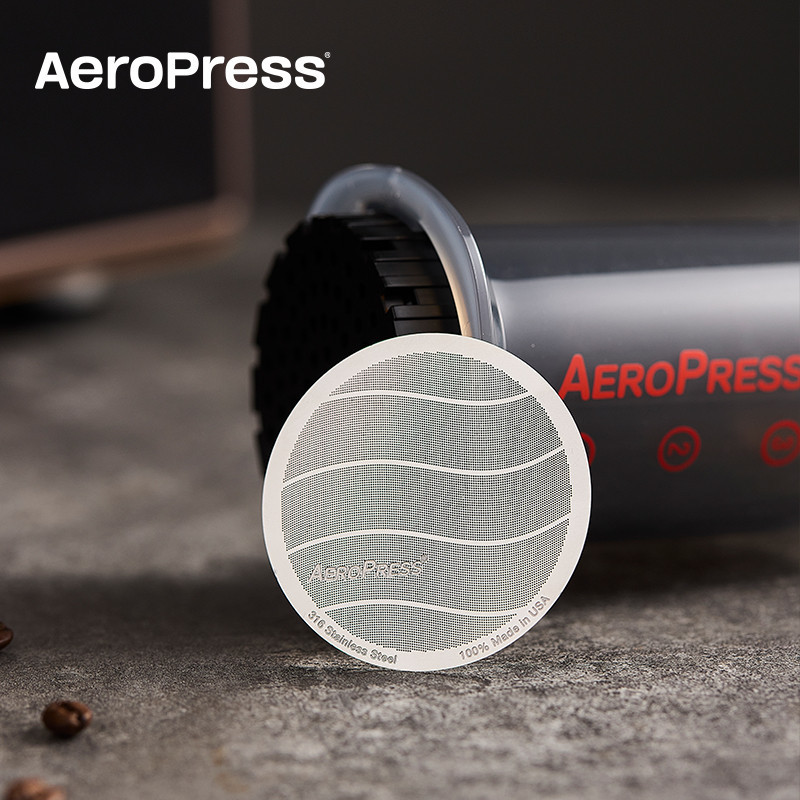 【熱賣 咖啡配件】Aeropress愛樂壓咖啡濾網片超細加密過濾器不鏽鋼免濾紙原裝配件