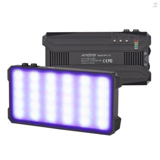 ANDOER 安多爾 MFL-02 5W 多功能 LED 攝像燈便攜式袖珍燈專業 RGB 攝影燈 90PCS 燈珠雙色溫