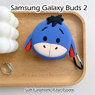 SAMSUNG [高品質] 適用於三星 Galaxy Buds 2 手機殼卡通創新系列軟矽膠耳機殼外殼保護套 NO.1
