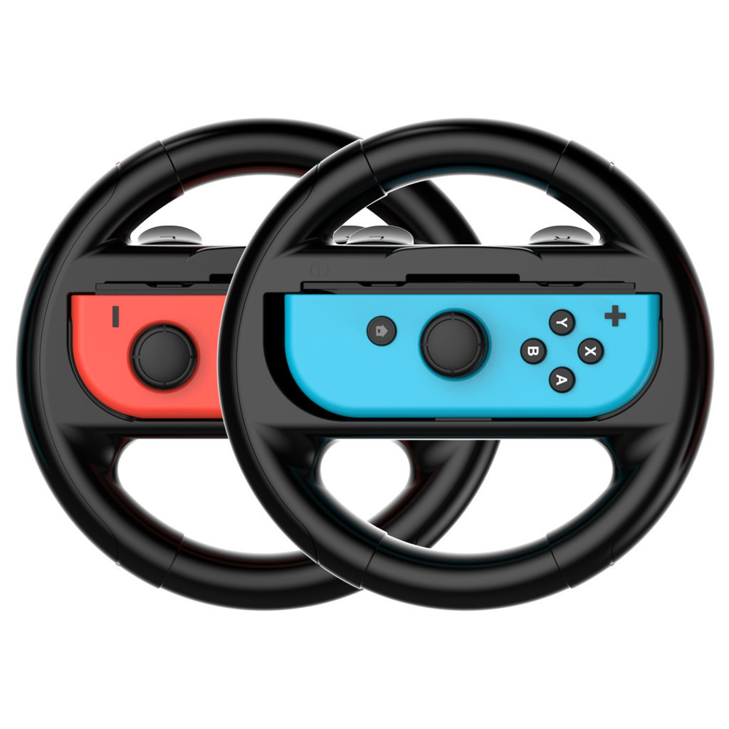 Switch OLED方向盤握把Joy Con手柄賽車遊戲控制周邊配件