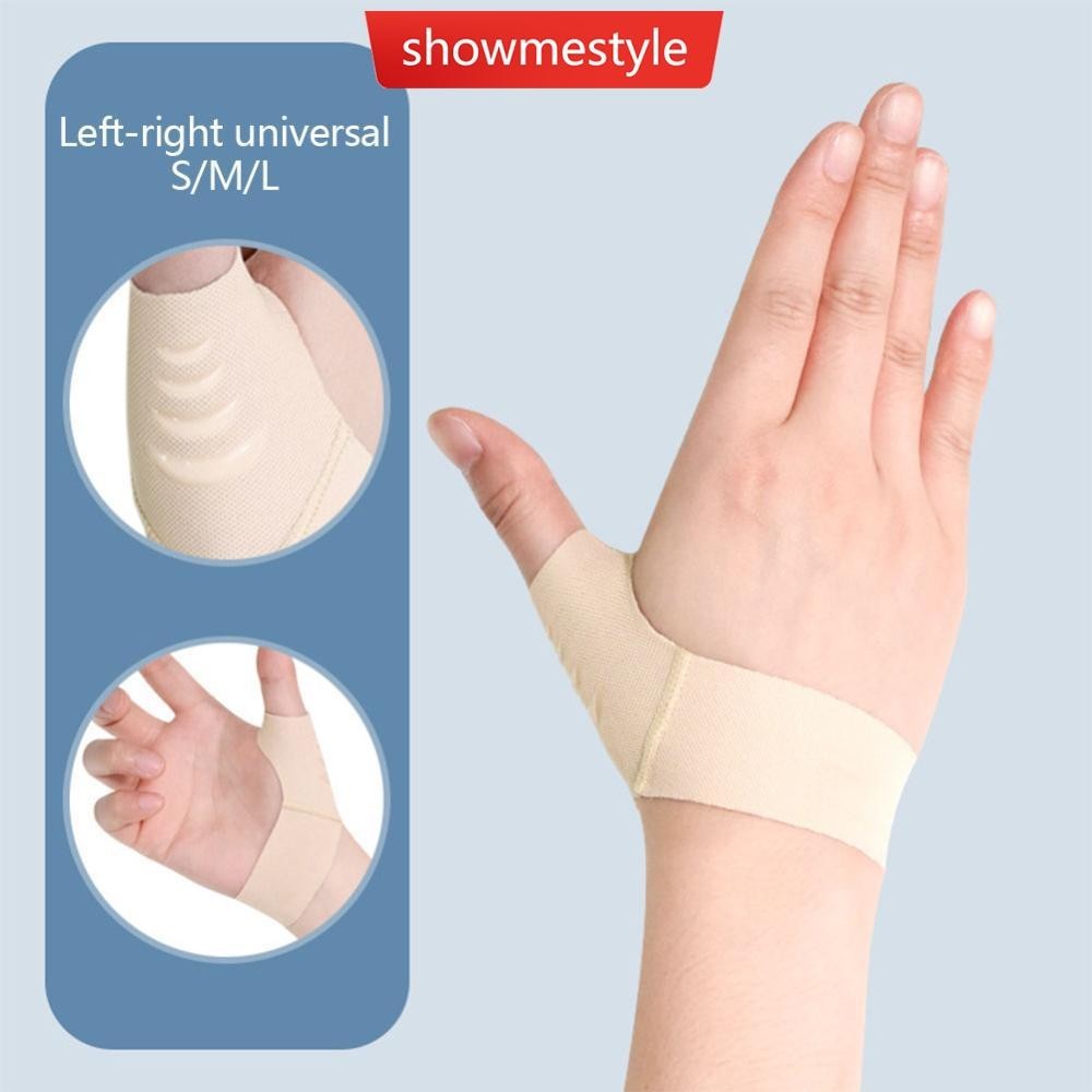 Sms 拇指保護器腱鞘炎拇指拉傷保護器輕質透氣拇指關節固定拇指手腕保護器 A7W6