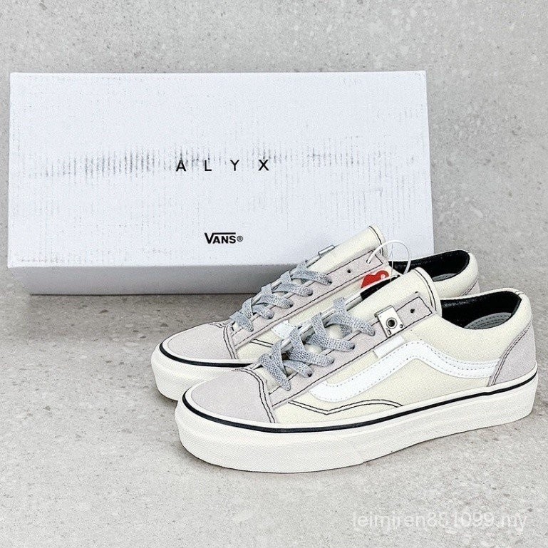 范斯 Alyx Vans Vault OG Style 36 LX 白色休閒運動鞋