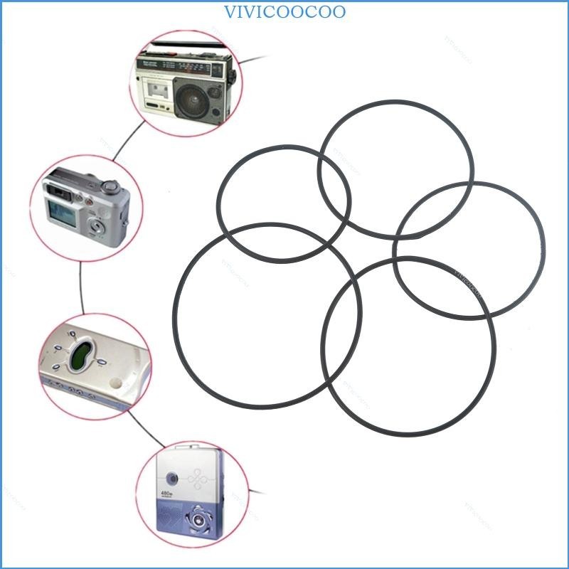 Vivi 20 件耐用 1 5 毫米盒式磁帶機皮帶各種用於錄音機隨身聽的通用圓形橡膠帶