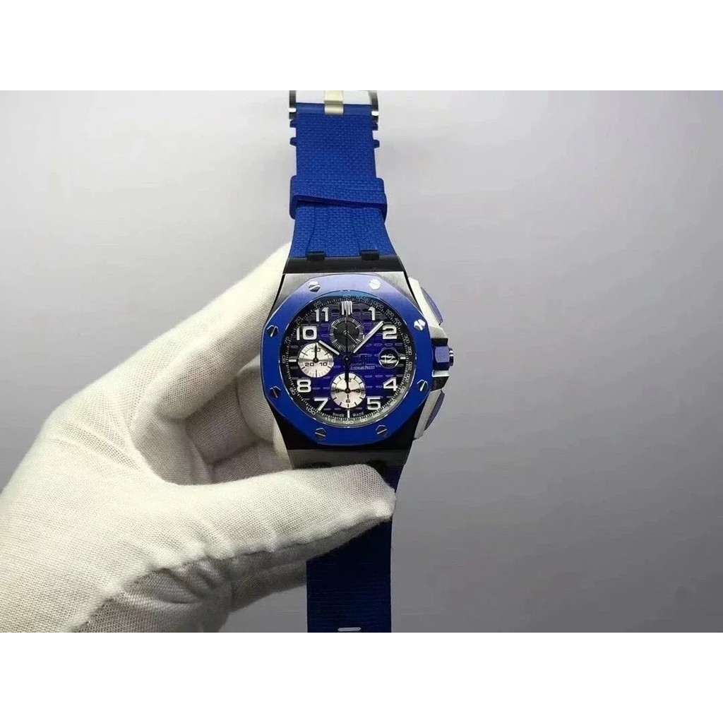 RS廠新品上市 AP皇家橡樹離岸型26405系列彩色陶瓷腕錶 彩色陶瓷錶殼原版一致無色差藍寶石鏡面 搭載丹東7750改3