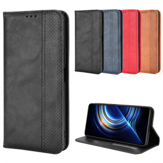 日本書本式側掀皮套 紅米K50手機殼Redmi K40S手機皮套磁吸翻蓋K50Pro插卡保護殼保護套素面手機殼