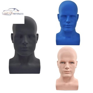 男模特頭專業人體模型頭用於展示假髮帽子耳機展示架