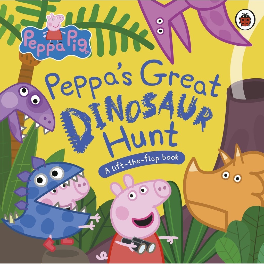 Peppa Pig: Peppa's Great Dinosaur Hunt：A Lift-the-Flap Book(硬頁書)/Peppa Pig【禮筑外文書店】