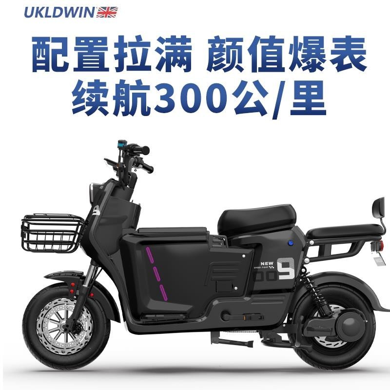 【臺灣專供】外賣專用電動車鋰電池新國標電動腳踏車成人代步車深遠009電瓶車