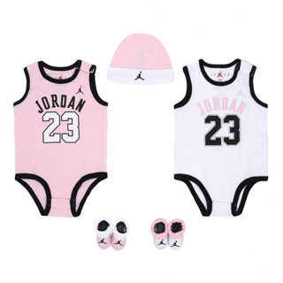 Nike 包屁衣 Jordan 新生兒 嬰幼兒 禮盒組 彌月禮 喬丹 五件組 [ACS] JD2113029NB-002