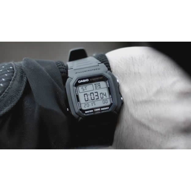 卡西歐手錶男士防水電子錶運動學生表男W-800H-1A W-800HG-9A