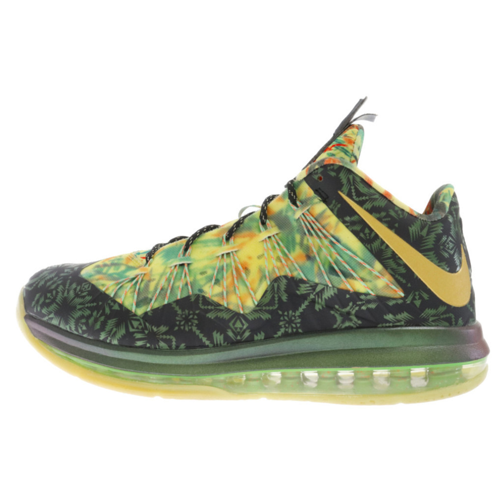 NIKE 耐吉球鞋 休閒鞋LEBRON10 12黃色 30cm 日本直送 二手