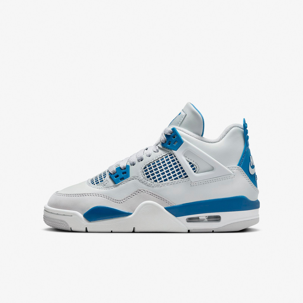 Nike 休閒鞋 Air Jordan 4 Retro GS 女鞋 大童 白 藍 AJ4 ACS HF4281-141