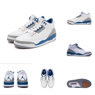 Top Jordan 3 復古“白真藍”籃球鞋男鞋 CT8532-148