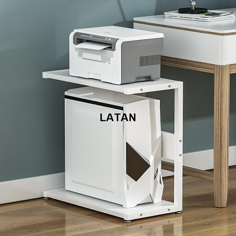 LATAN-LATAN-【電腦主機掛架】顯示器底座架印表機架子辦公桌收納置物架臺式電腦收納架子