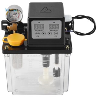 2l潤滑油泵自動潤滑油泵電磁潤滑泵潤滑器帶壓力表
