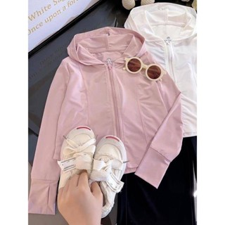 🌈Smile Kids🌈女童防曬衣 臺灣出貨 薄款外套女童防曬衣夏季2024新款冰絲防曬服輕薄女孩大童兒童皮膚