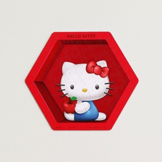 六角壁磚拼圖 - Hello Kitty系列 - 收藏櫃 - 凱蒂公仔【金石堂】
