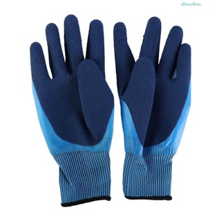 WMES工作手套防水雙層花園寵物保護建築工程戶外運動乳膠手套