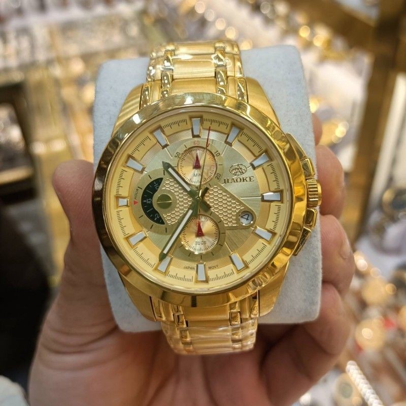 瑞士認證品牌男士手錶高配版多功能潮款男錶高檔防水金錶帥氣腕錶