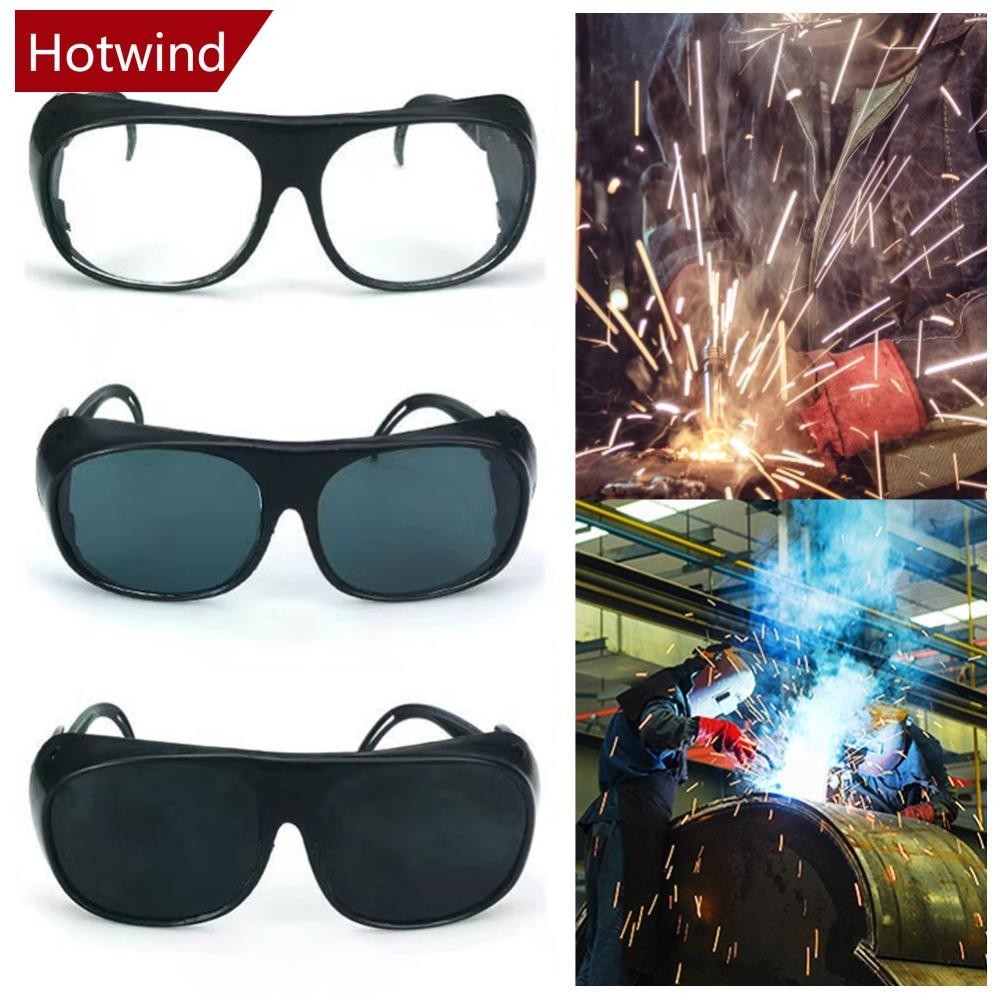 Hotwind 1Pair 焊接焊工護目鏡氣體氬弧焊防護眼鏡安全工作防護設備眼睛保護器 O1Q5