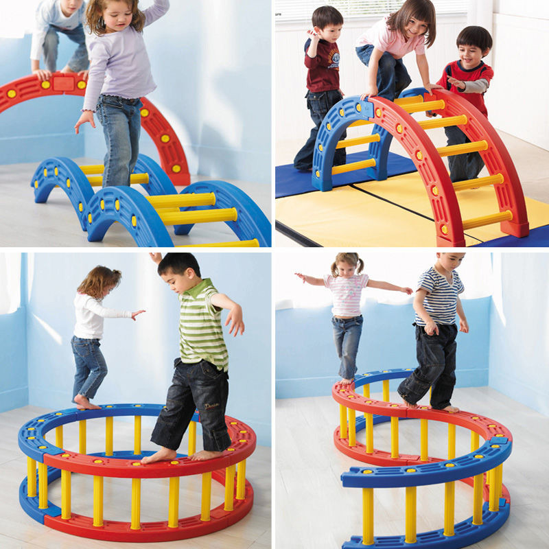 進口weplay感統訓練器材四分之一圓兒童早教幼兒園室內平衡玩具《