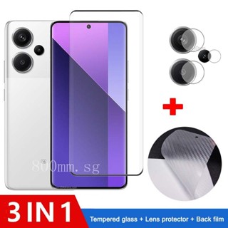 Redmi Note 13 Pro+ 5G 13C 13R 12 Pro Plus 5G 4G 玻璃膜和背膜相機保護膜的