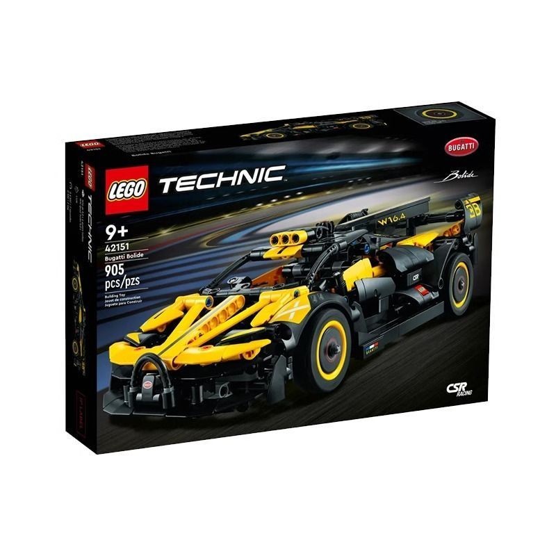 LEGO樂高42151布加迪Bolide賽跑 科技機械組汽車男孩拼裝積木玩具