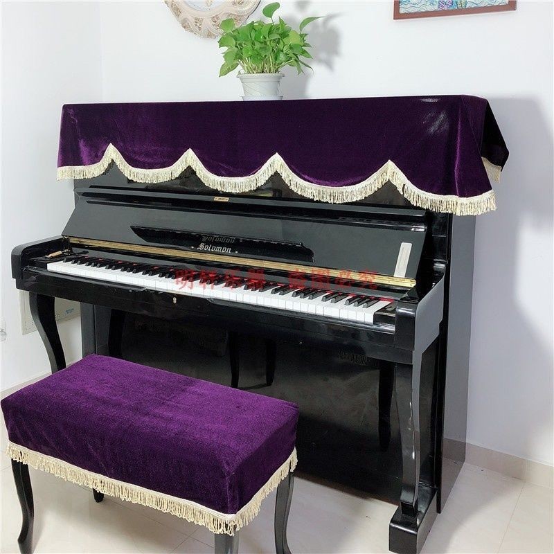 【新品】金絲絨鋼琴罩鋼琴蓋布鋼琴半罩琴簾鋼琴披鋼琴套鋼琴防塵巾