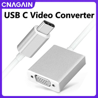 SAMSUNG Cnagain 4K 高清 USB C 3.2 視頻顯示轉換器,C 型轉 HDMI/VGA 適配器兼容