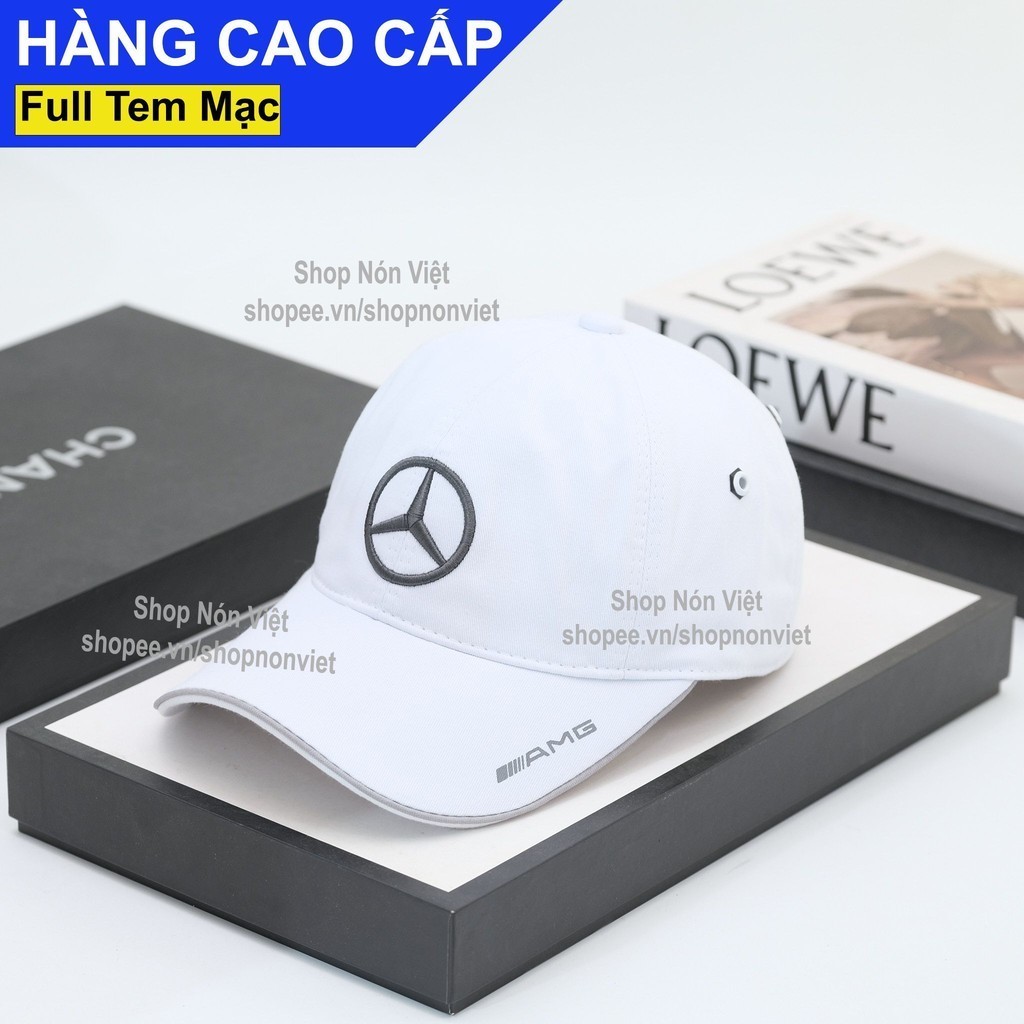 [A247] Mercedes AMG Cap Sport Cap 圓形灰色透氣卡其色棉白色面料時尚豎款