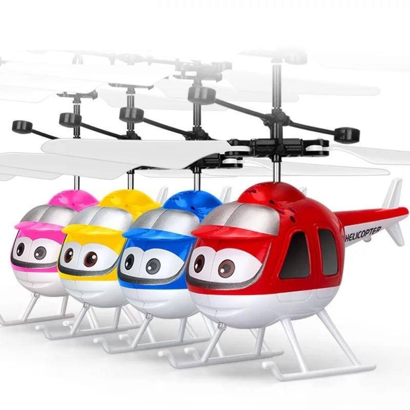 🔥【HOT】🔥手勢感應直升機🚁卡通形象飛行器感💗應兒童玩具生日禮物