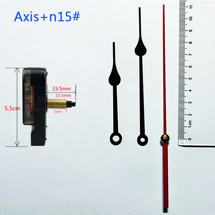 指針12888機芯23.5mm含 12888 精工石英鐘太陽    機芯掃秒鐘表軸 機芯多種靜音鍾機芯配件指針