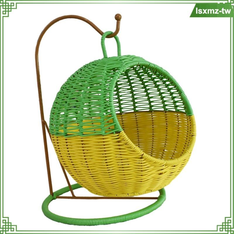 [LsxmzTW] 家庭農舍手工編織水果籃裝飾挂件