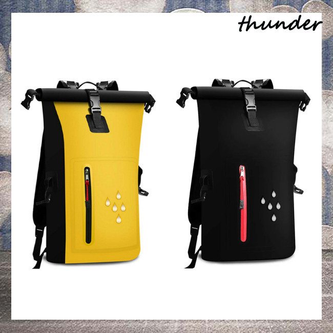 Thunder 防水背包,25L 單肩包大容量防水單肩包耐磨,防雨大號