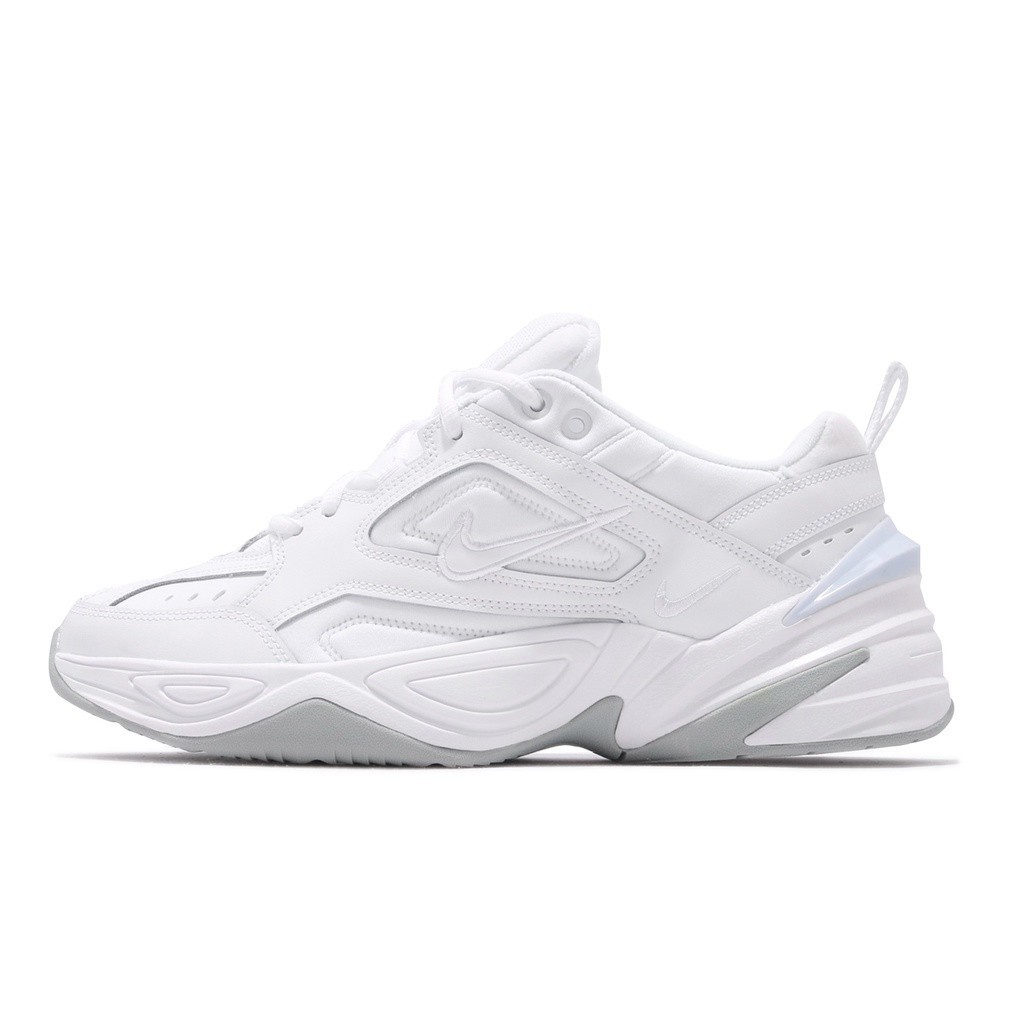 【運動品牌專賣】Nike 休閒鞋 M2K Tekno 白 灰 全白 小白鞋 復古 老爹鞋 AV4789-101