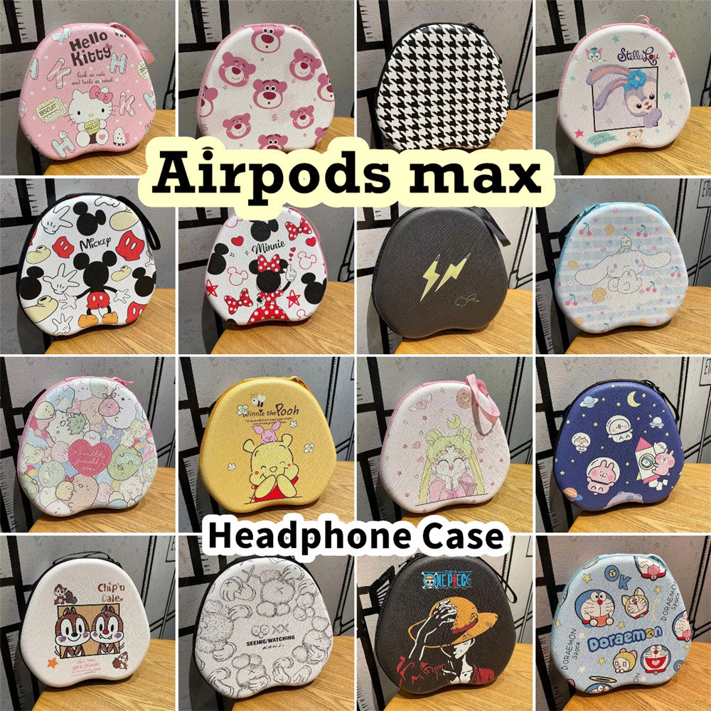 【Case Home】適用於 Airpods max 耳機套創新卡通耳墊收納包外殼盒